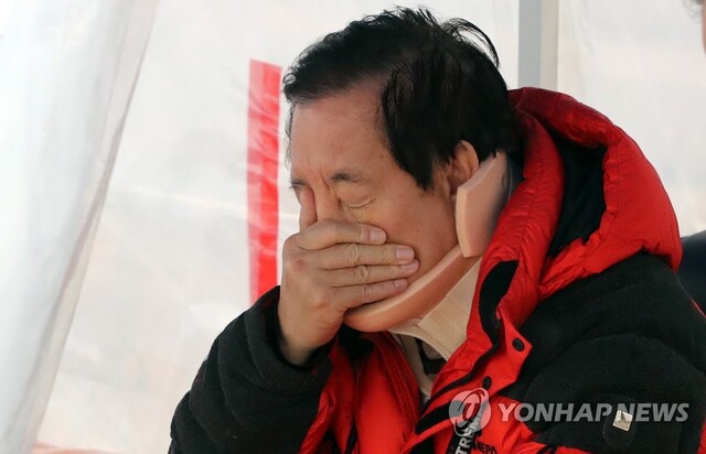 자유한국당 김성태 원내대표. 연합뉴스