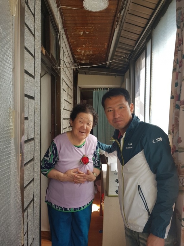 ▲ 군포시시설관리공단 행복더하기 효 나누기 활동 실시