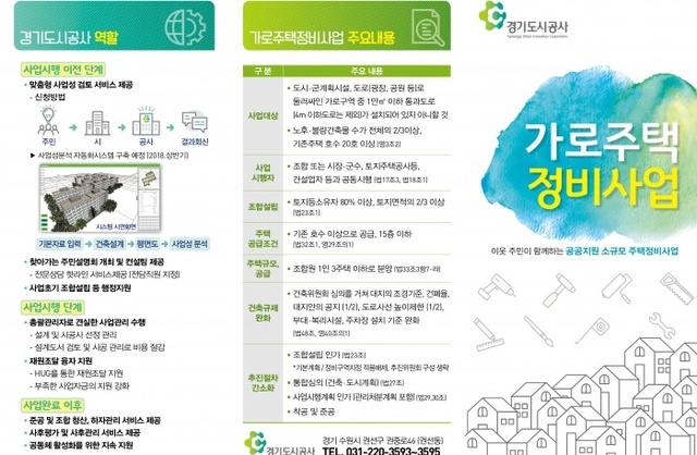 ▲ 20180511금-보도자료-가로주택정비사업-리플렛-사진