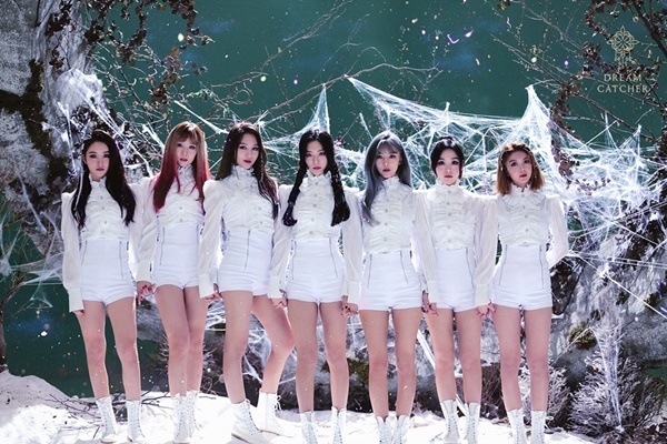 ▲ 드림캐쳐의 새 미니앨범이 미국 영국 등 8개국에서 아이튠즈 K-POP 앨범차트 정상에 올랐다. 해피페이스엔터테인먼트