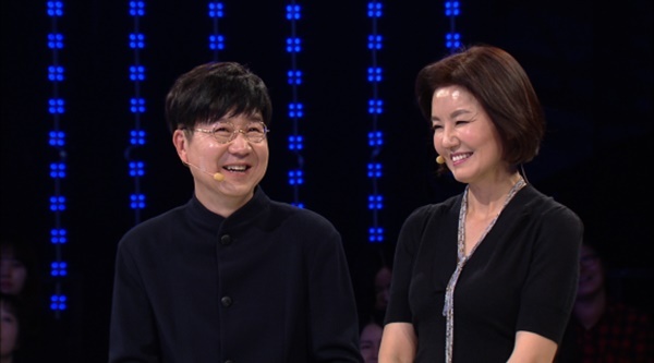▲ KBS 2TV 퀴즈프로그램 '1 대 100' 녹화에는 임백천 김연 부부가 도전자로 출연했다. KBS 제공