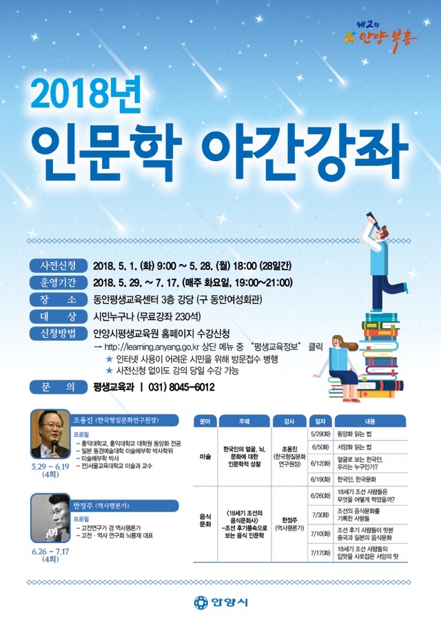 ▲ 인문학 야간 강좌