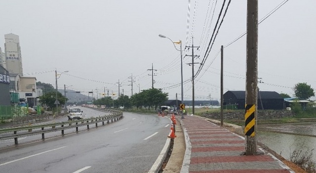 ▲ 보도설치