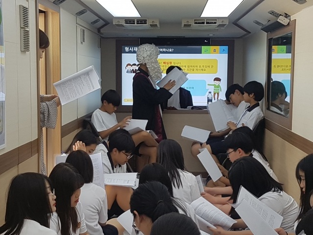 ▲ 덕정중 로파크 진로체험1