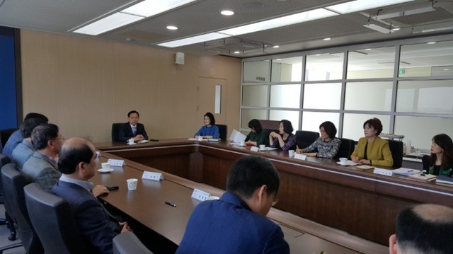 ▲ 소규모학교 공동학구제 참여교 교장과 협의회 실시