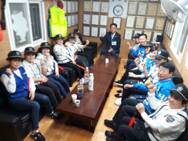 ▲ 주안2동 여성방범대
