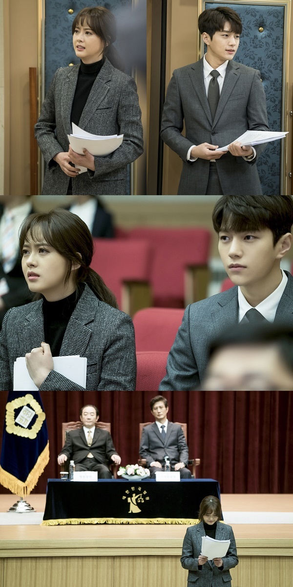 ▲ JTBC '미스 함무라비' 고아라와 김명수가 법원을 바꾸기 위한 반격에 나선다. 스튜디오 앤 뉴