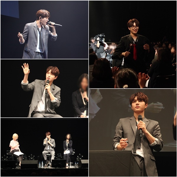 ▲ 그룹 인피니트 멤버 김명수(엘)가 두 번째 일본 단독 팬미팅을 성황리에 마쳤다. 울림엔터테인먼트 제공