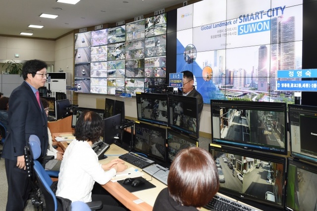 ▲ 자료사진1)스마트시티 CCTV 통합플랫폼 시연