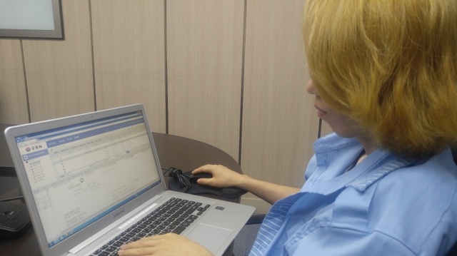 ▲ 클라우드 팩스 이용 화면
