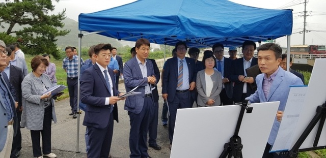 ▲ 파주인수위 현장방문