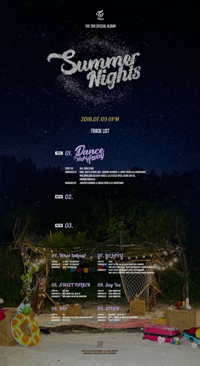 ▲ 트와이스 새 앨범 트랙리스트. JYP엔터테인먼트