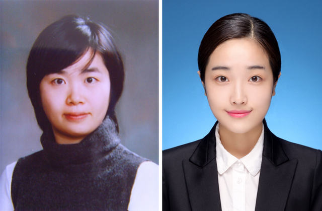 ▲ 테라젠이텍스 정윤경 대리(좌)와 최빛나 사원(우)