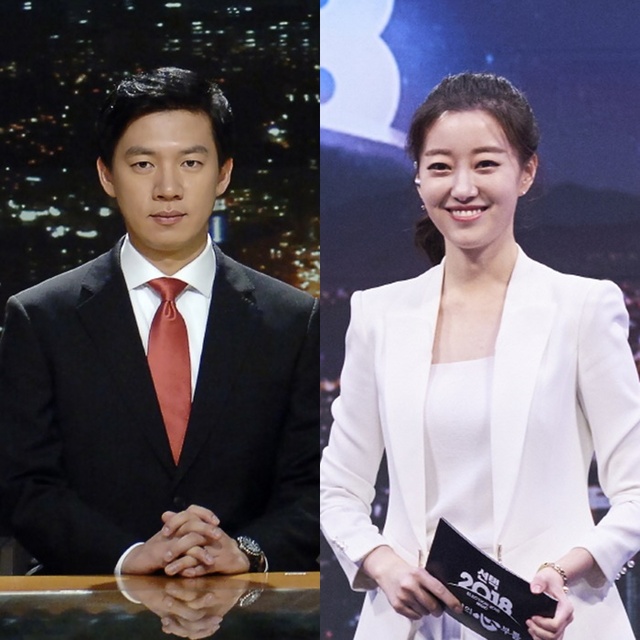 ▲ 왕종명 기자(왼쪽)와 이재은 아나운서가 '뉴스데스크'의 새 앵커로 발탁됐다. MBC