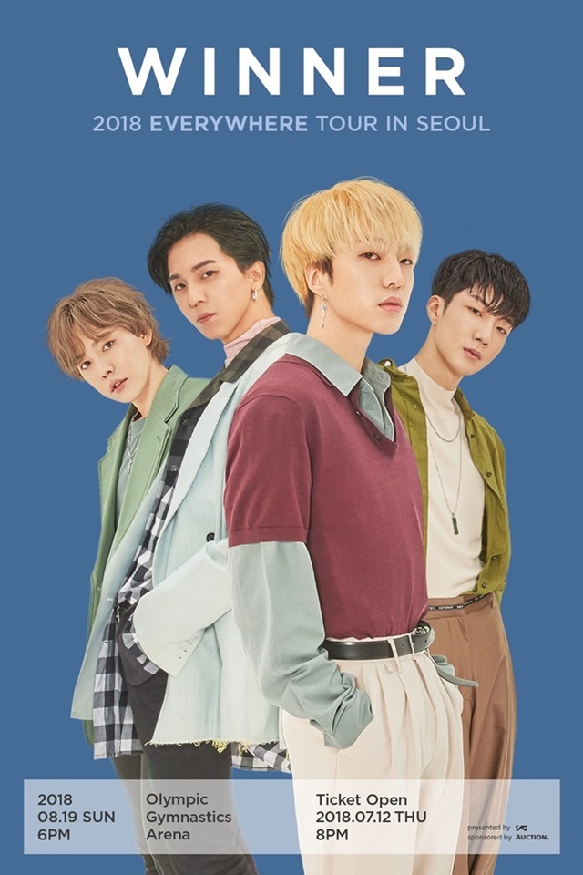 ▲ 위너가 오는 8월 서울을 시작으로 해외 투어를 개최한다. YG 엔터테인먼트