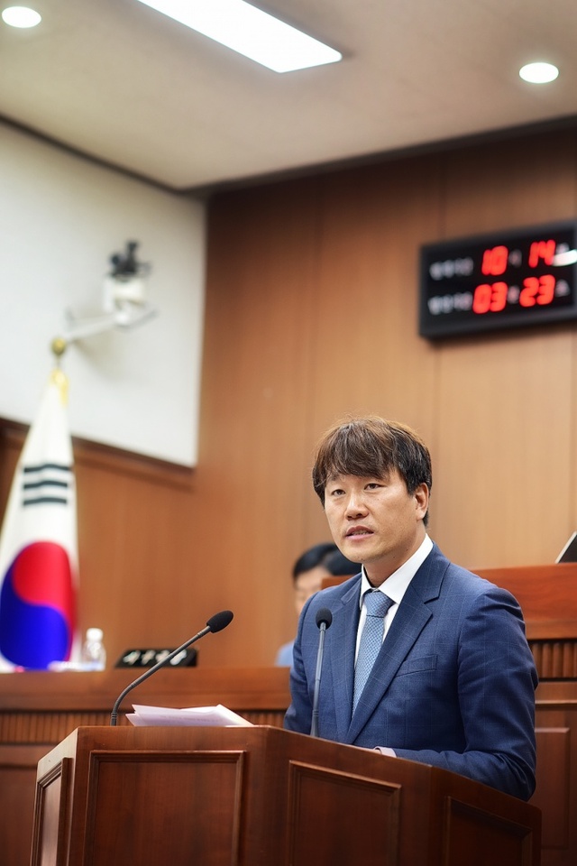 ▲ 한종우 시의원 5분자유발언