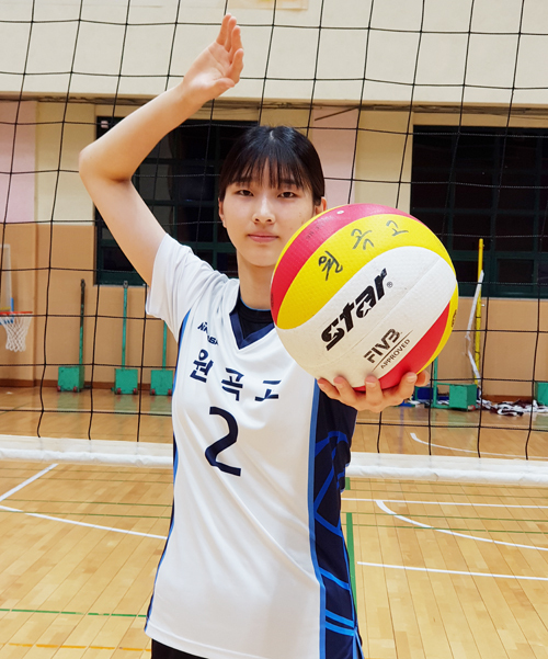 ▲ 제18회 자카르타-팔렘방 아시안게임 여자배구 국가대표 이주아(안산 원곡고).