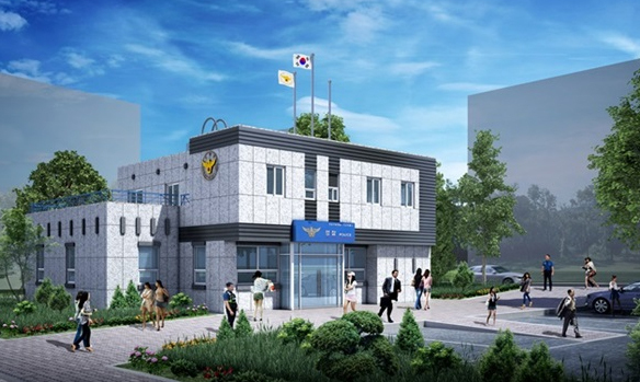 ▲ 한강신도시 마산파출소 조감도(홍철호 의원실 제공)