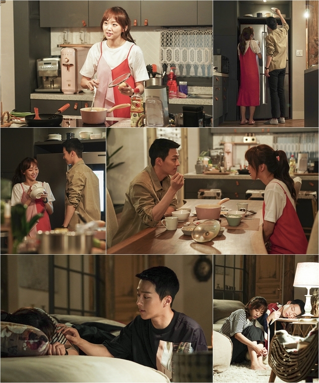 ▲ '이리와 안아줘'에서 진기주가 장기용 위해 요리 실력 발휘한다. MBC