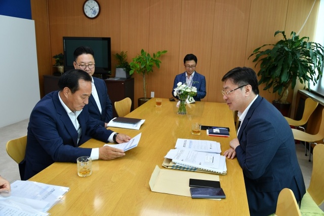 ▲ 04 정동균 양평군수, 경기도청, 경기도 의회 방문