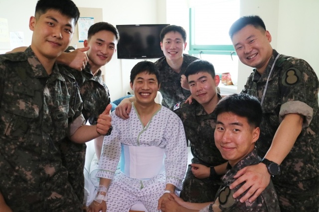 ▲ 헌병대 간이식 미담 신인혁 상병