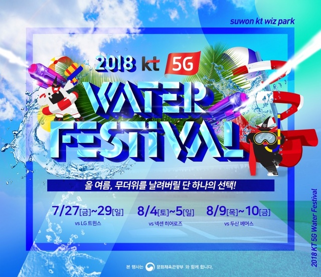 ▲ 2018 KT위즈 워터 페스티벌