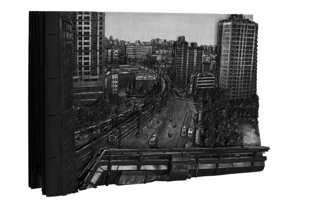 크기변환_리사이즈another seven floor-next sight, 40x60x10cm, Drypoint&paper art, 2012.jpg