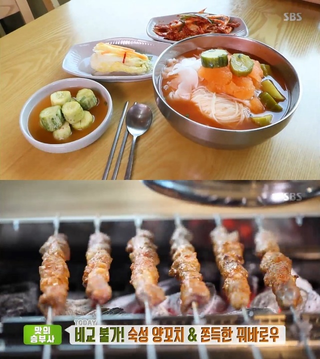 ▲ '생방송 투데이'에서는 양꼬치와 꿔바로우, 오이소박이냉국수, 땅콩크림빵이 소개됐다. 방송 캡처