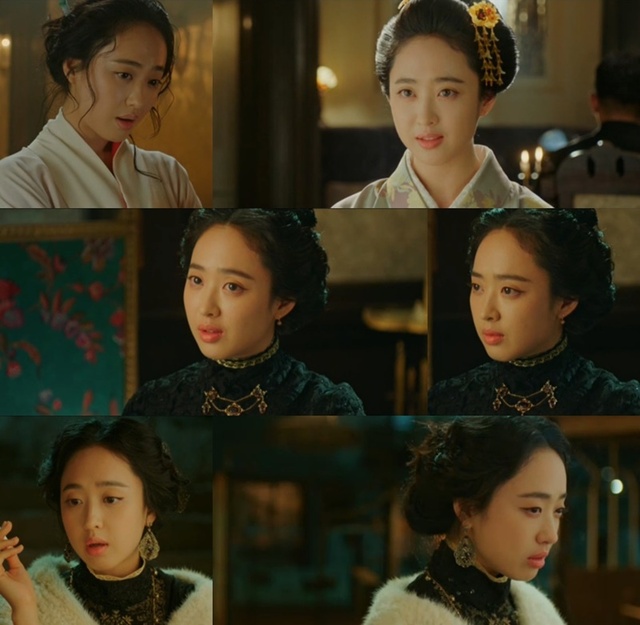 ▲ '미스터 션샤인(극본 김은숙 연출 이응복)'에서  김민정이 매회 등장마다 강한 임팩트를 남겨 시청자들의 눈과 귀를 사로잡고 있다. tvN