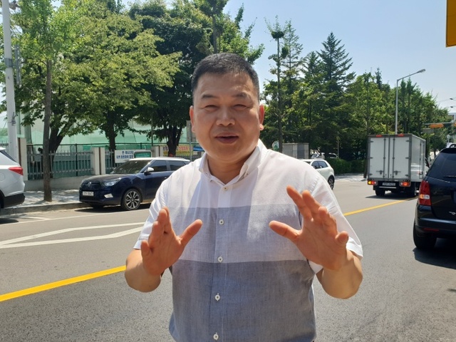 ▲ 평택팽성의용소방대 신희철대장