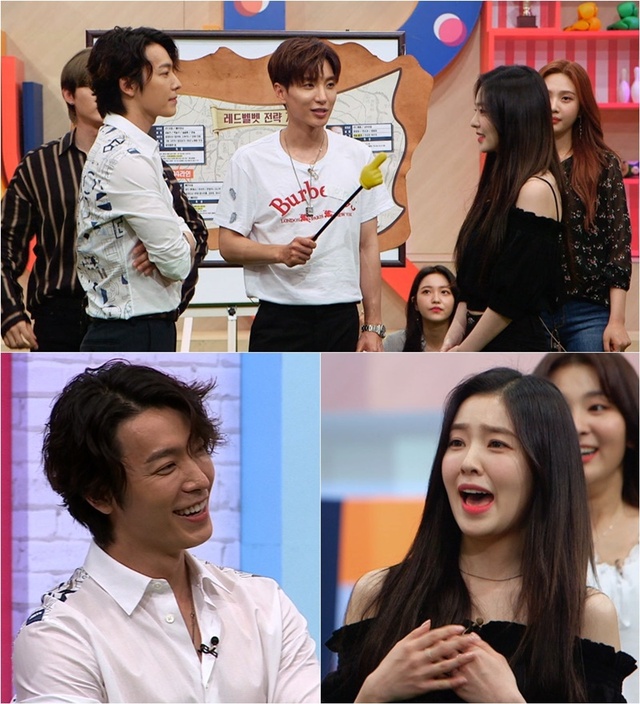 ▲ 가수 동해와 레드벨벳 아이린이 숨 막히는 신경전을 벌이며 대결에 나서 이목을 집중시킨다. XtvN