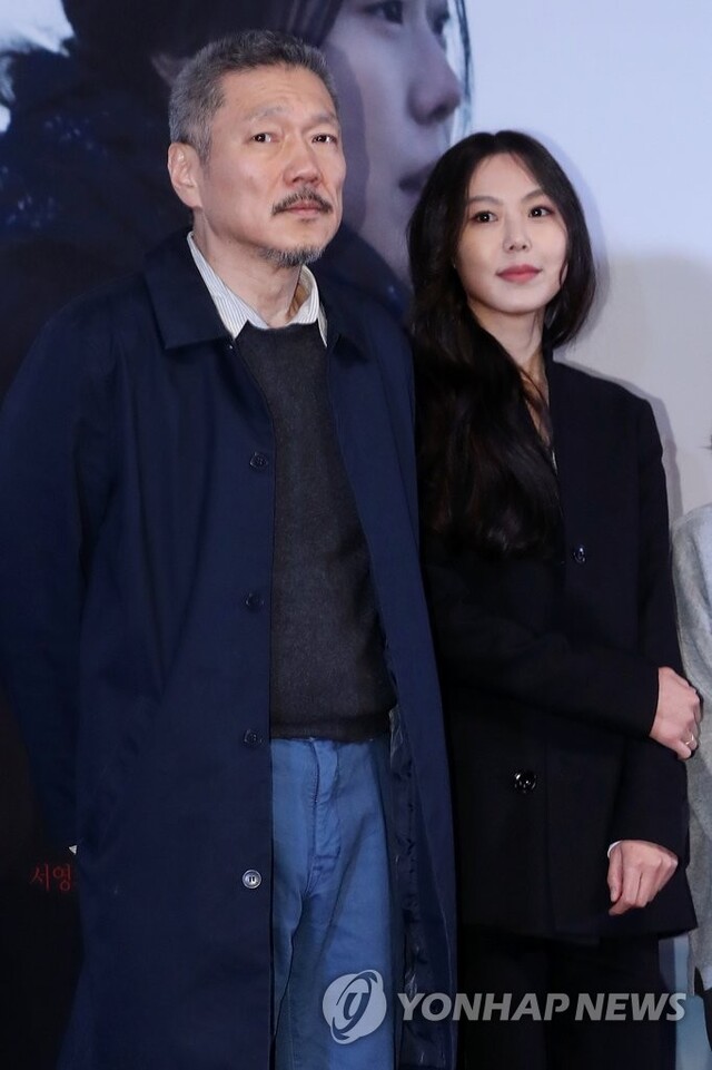 ▲ 홍상수 감독과 배우 김민희가 스위스 영화제에 참석했다. 연합뉴스