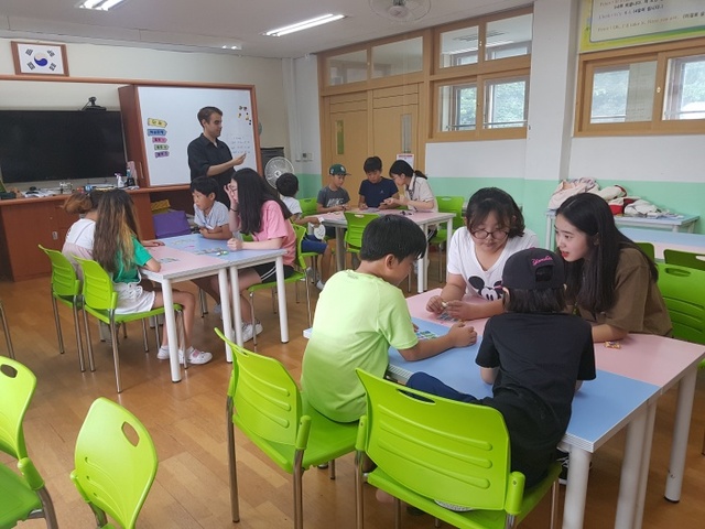 ▲ 김포 개곡초 여름방학 영어캠프 실시2