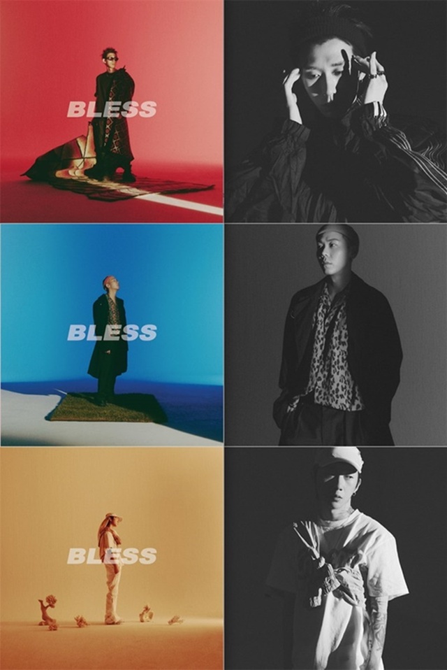 ▲ 코드 쿤스트 'BLESS' 화보 콘셉트 티저 이미지. AOMG