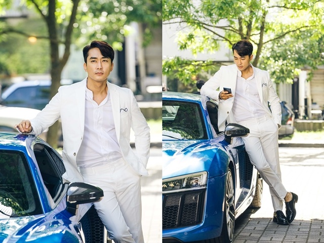 ▲ '플레이어'의 본투비 사기캐 송승헌의 첫 스틸컷이 전격 공개됐다. OCN