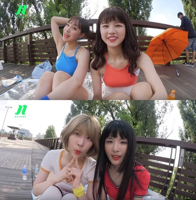 ▲ '네이처의 도전' 메이킹 영상 일부 장면.