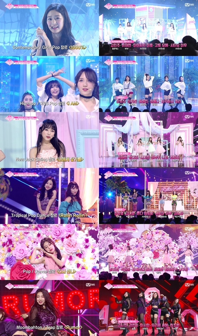 ▲ '프로듀스48'의 콘셉트 평가 무대가 베일을 벗는다. Mnet
