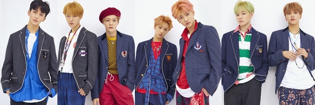 ▲ NCT DREAM 두 번째 미니앨범 'We Go Up' 티저 이미지(왼쪽부터 마크, 런쥔, 제노, 지성, 재민, 천러, 해찬). SM엔터테인먼트