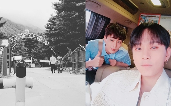 ▲ 그룹 하이라이트 멤버 양요섭 용준형. 인스타그램