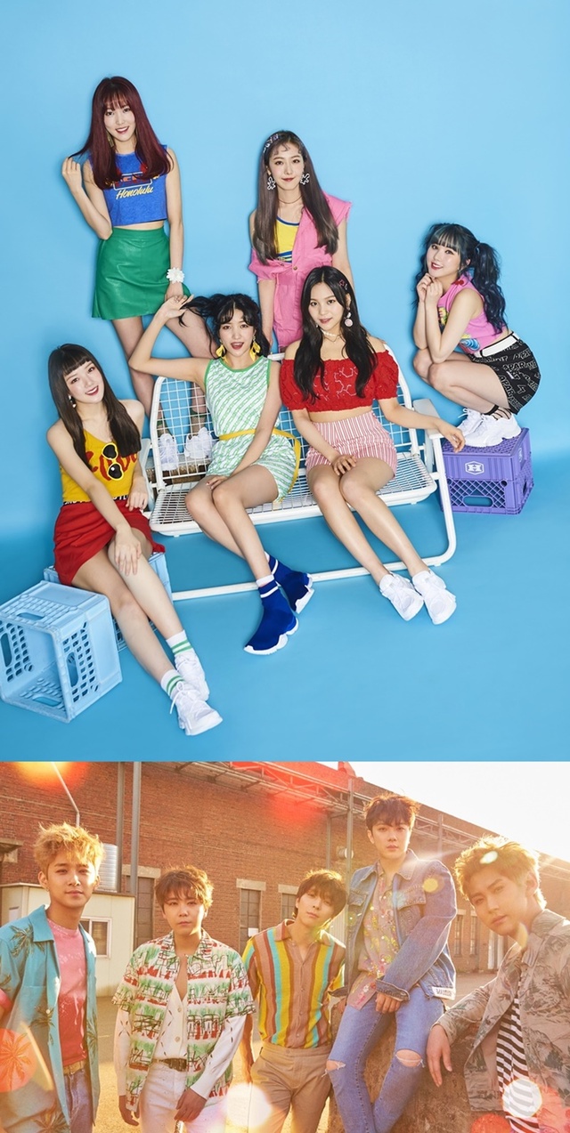 ▲ 여자친구 '여름여름해', FT아일랜드 '여름밤의 꿈'. 쏘스뮤직, FNC엔터테인먼트