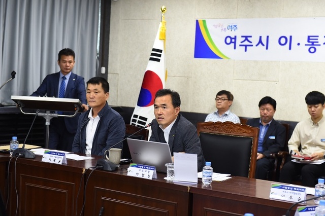 ▲ 27일 여주시청 4층 상황실에서 2018년 여주시 이·통장연합회 간담회 개최