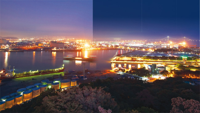 인천항 야경