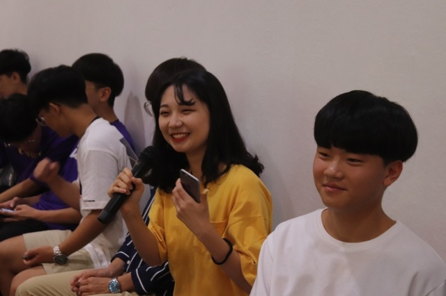 ▲ 평택시청소년 청터 센터장과의 간담회에서 의견제시