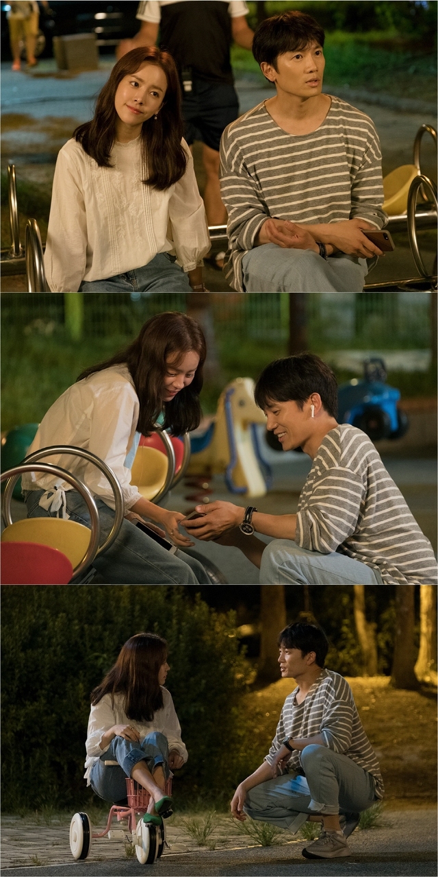 ▲ '아는 와이프' 지성과 한지민의 돌직구 고백의 현장을 공개했다. tvN