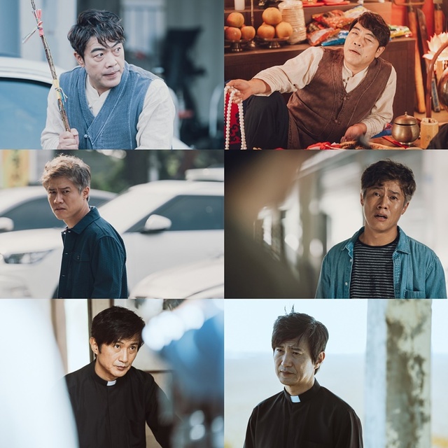 ▲ '손 the guest' 측은 3일, 이원종, 박호산, 안내상의 캐릭터 스틸컷을 공개했다. OCN
