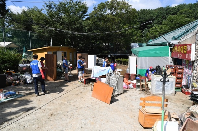 ▲ 장흥면 수해현장  (1)
