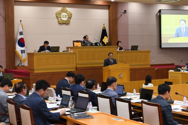▲ 양주시의회 정례회 개회