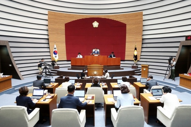 ▲ 광주시의회, 제262회 제1차 정례회 개회
