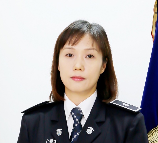 ▲ 수상자 사진(교위 정미라)