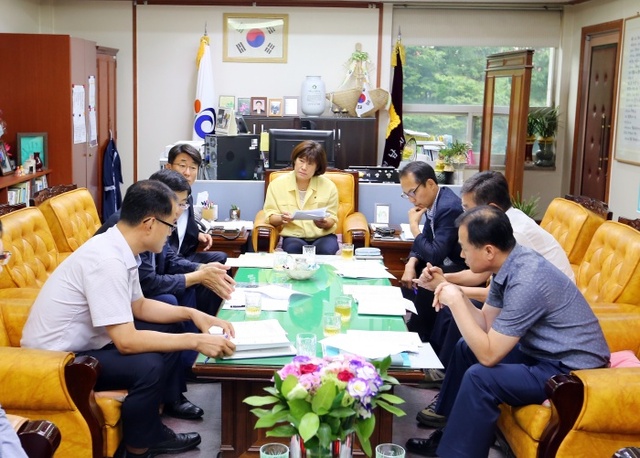 ▲ 경정공원 야간개방 간담회